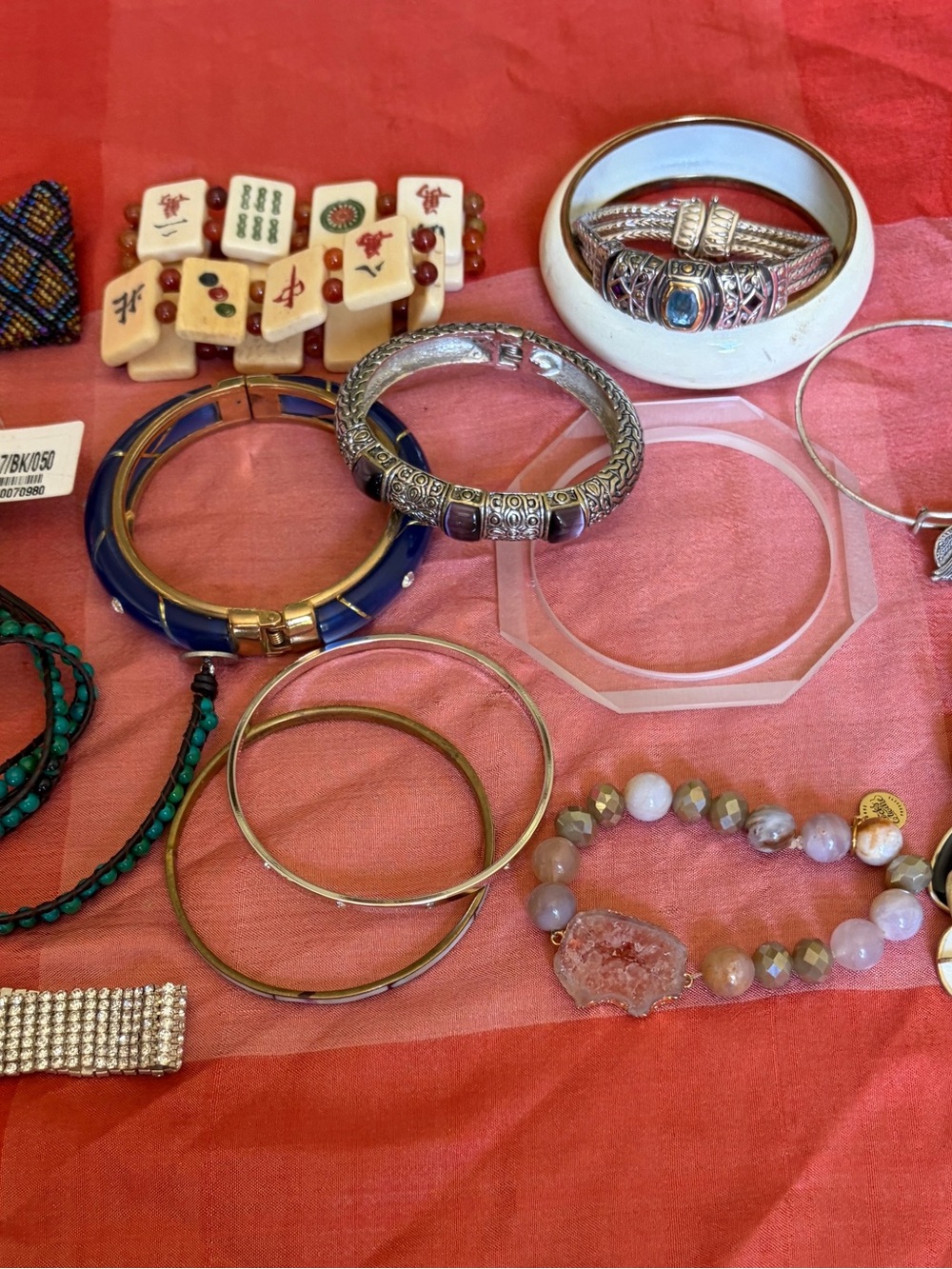 Vintage Costume Jewelry Bracelets Lot of 17 Pieces
